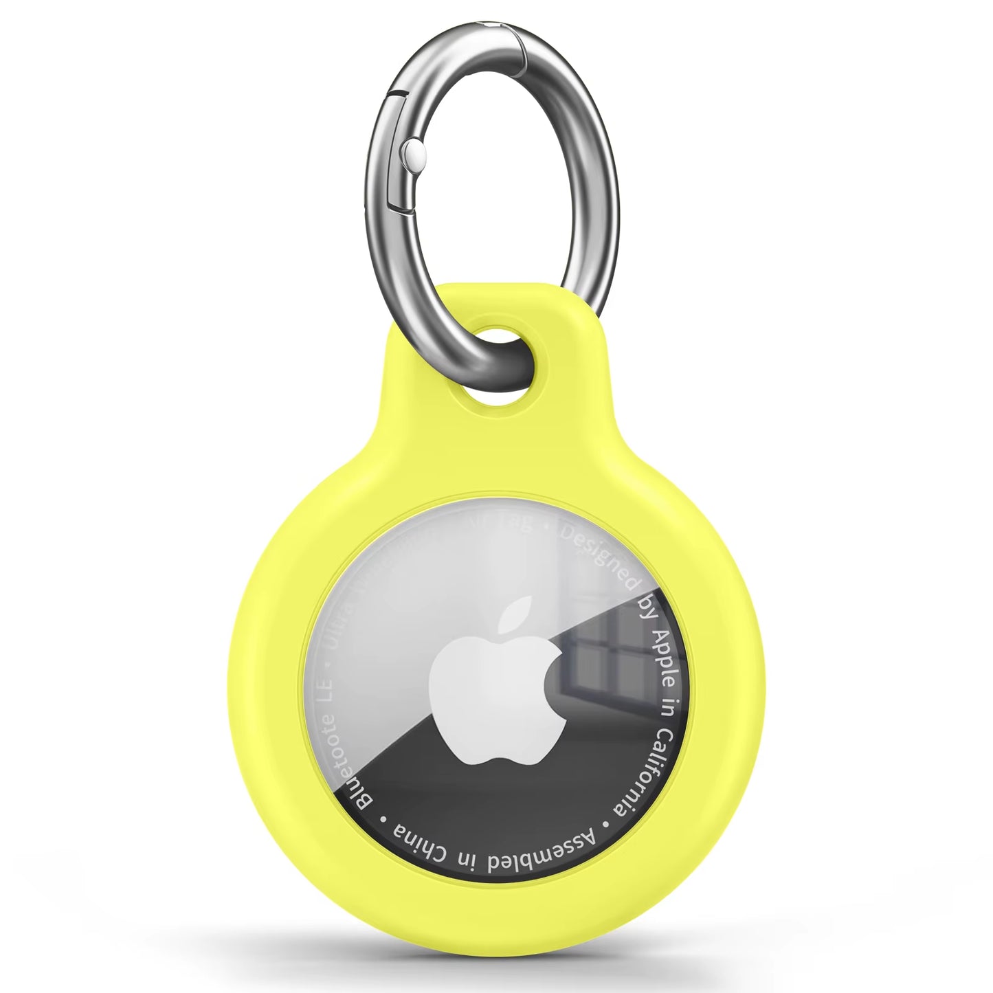 TPU Protective Cover for Apple AirTag with Keychain - Anti-Scratch Sleeve and Holder Accessories
