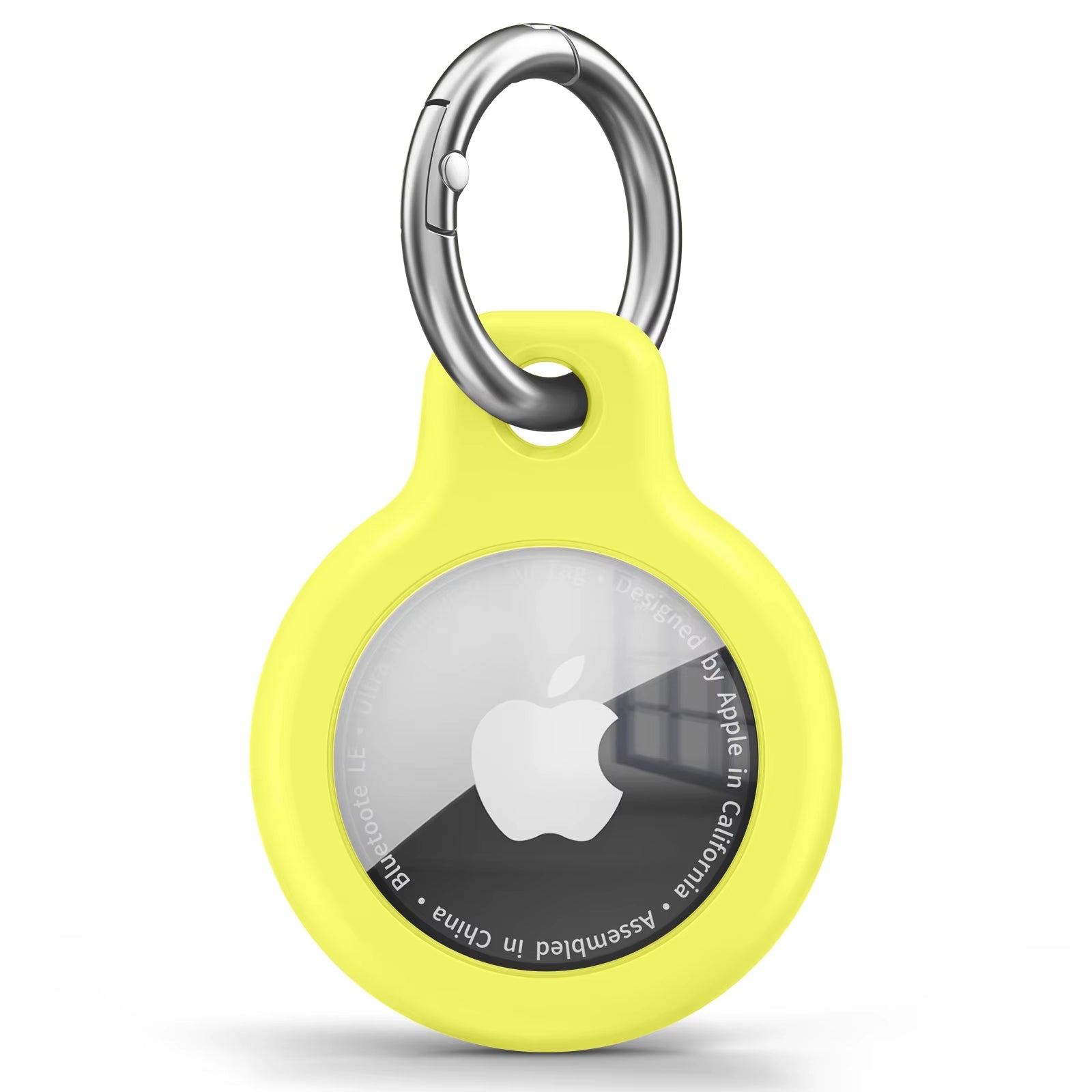 TPU Protective Cover for Apple AirTag with Keychain - Anti-Scratch Sleeve and Holder Accessories