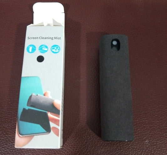 Integrated Mobile Phone and Computer Screen Cleaner Set with Storage Solution