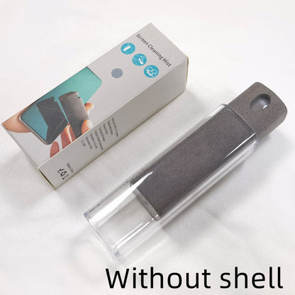 Integrated Mobile Phone and Computer Screen Cleaner Set with Storage Solution