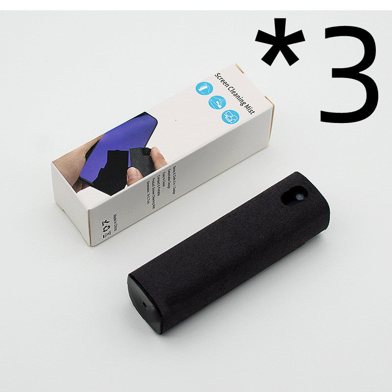 Integrated Mobile Phone and Computer Screen Cleaner Set with Storage Solution