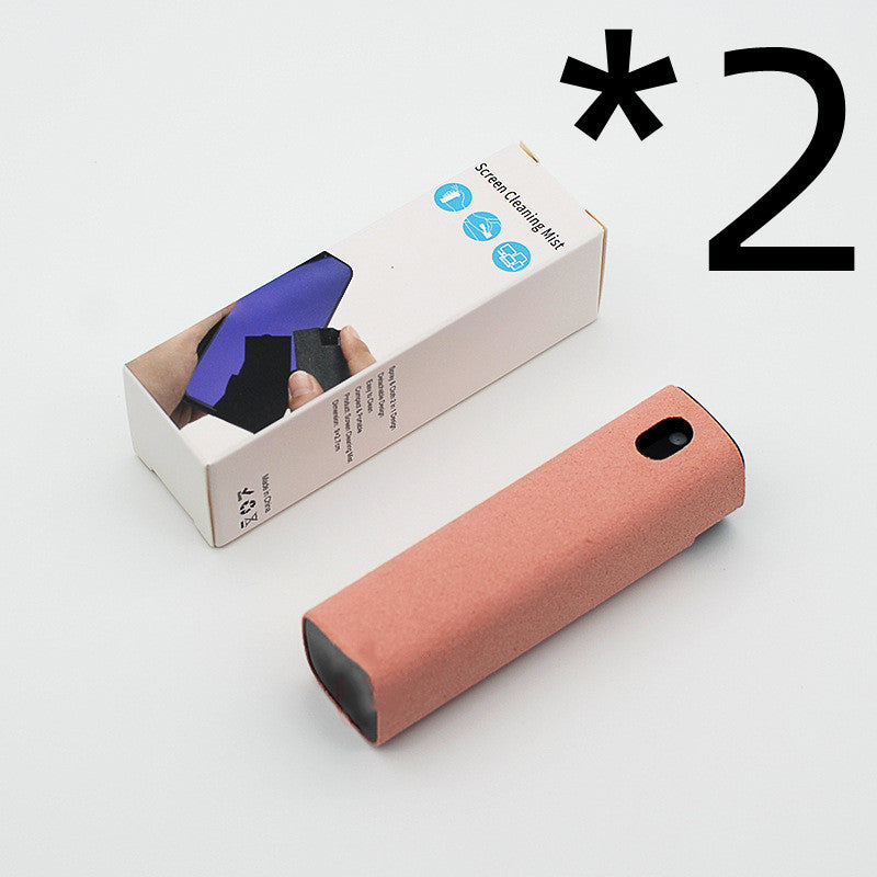 Integrated Mobile Phone and Computer Screen Cleaner Set with Storage Solution