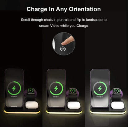 Universal Multi-Function Wireless Charger for Mobile Devices