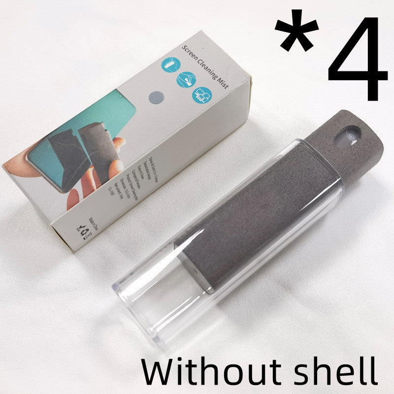 Integrated Mobile Phone and Computer Screen Cleaner Set with Storage Solution