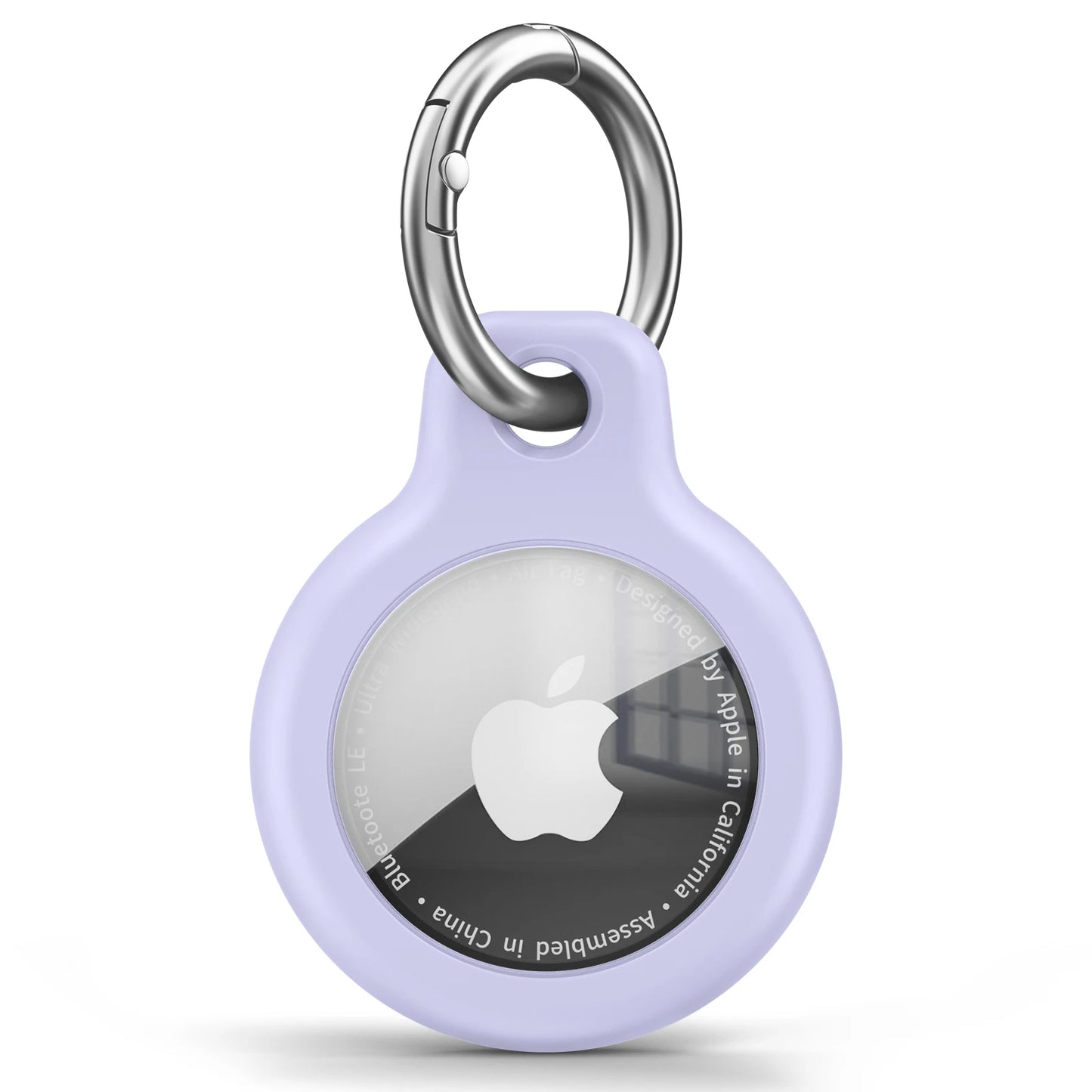 TPU Protective Cover for Apple AirTag with Keychain - Anti-Scratch Sleeve and Holder Accessories
