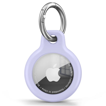 TPU Protective Cover for Apple AirTag with Keychain - Anti-Scratch Sleeve and Holder Accessories