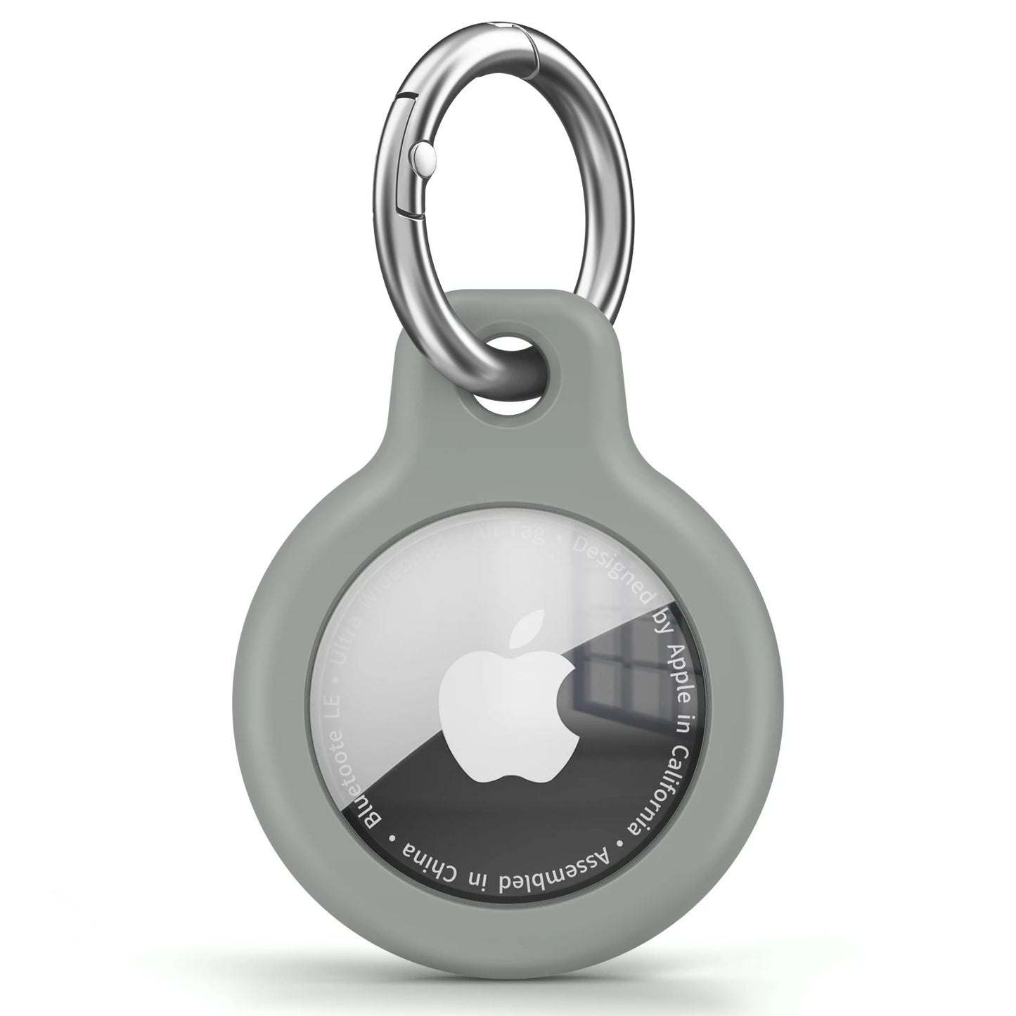 TPU Protective Cover for Apple AirTag with Keychain - Anti-Scratch Sleeve and Holder Accessories