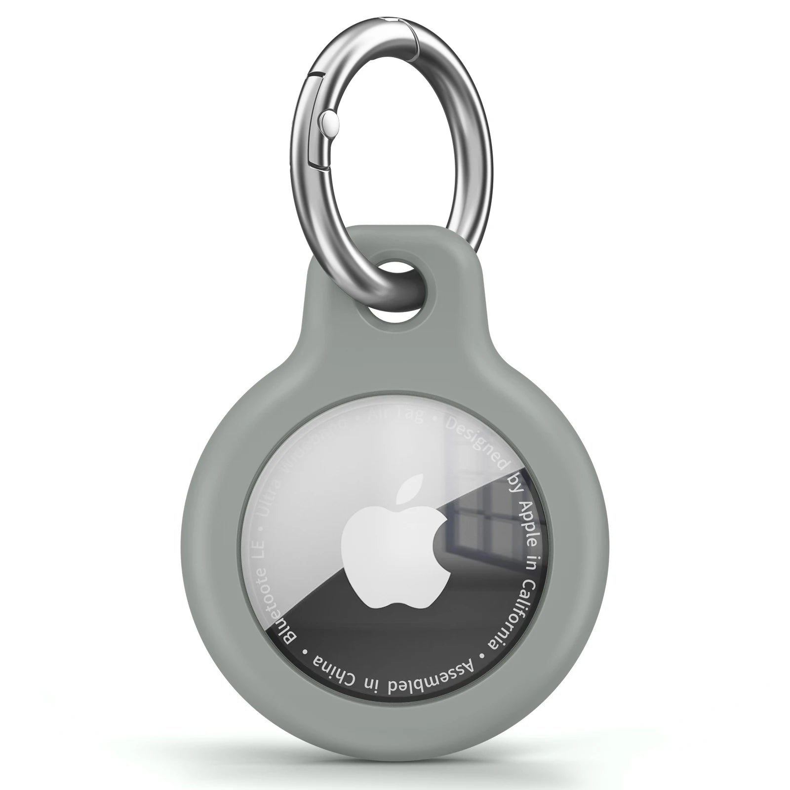 TPU Protective Cover for Apple AirTag with Keychain - Anti-Scratch Sleeve and Holder Accessories