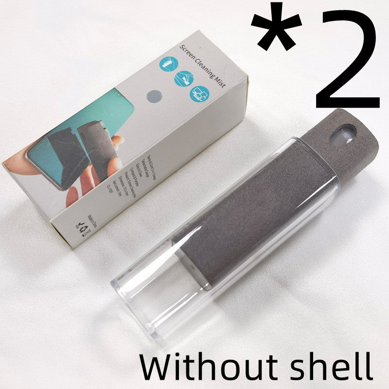 Integrated Mobile Phone and Computer Screen Cleaner Set with Storage Solution