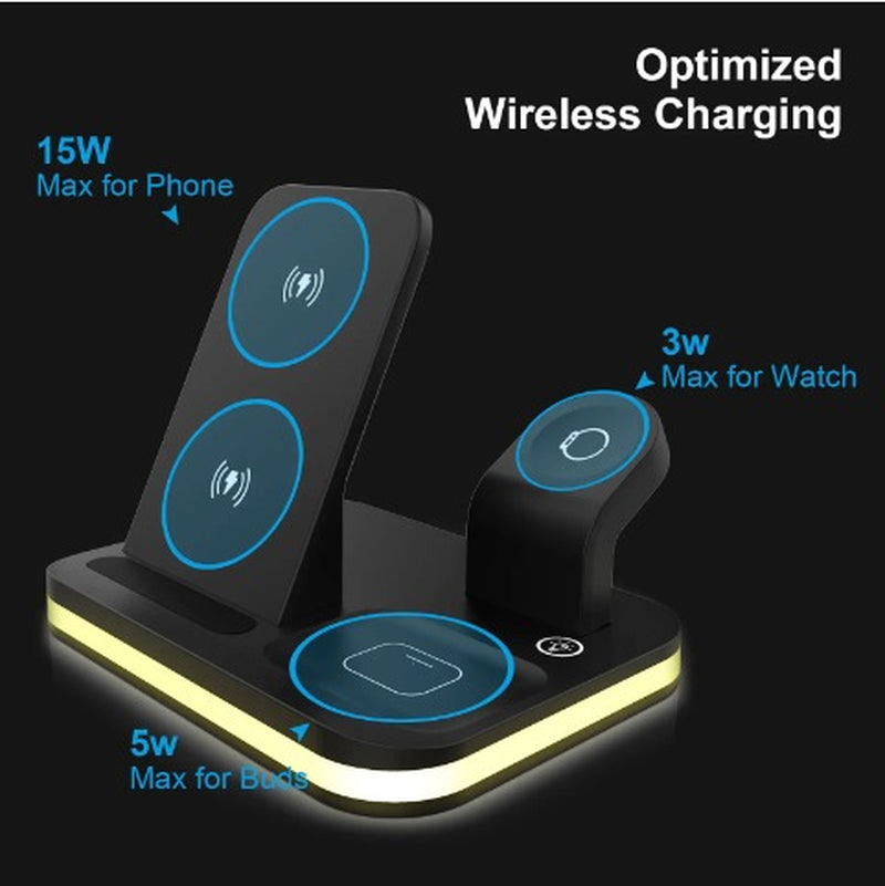 Universal Multi-Function Wireless Charger for Mobile Devices