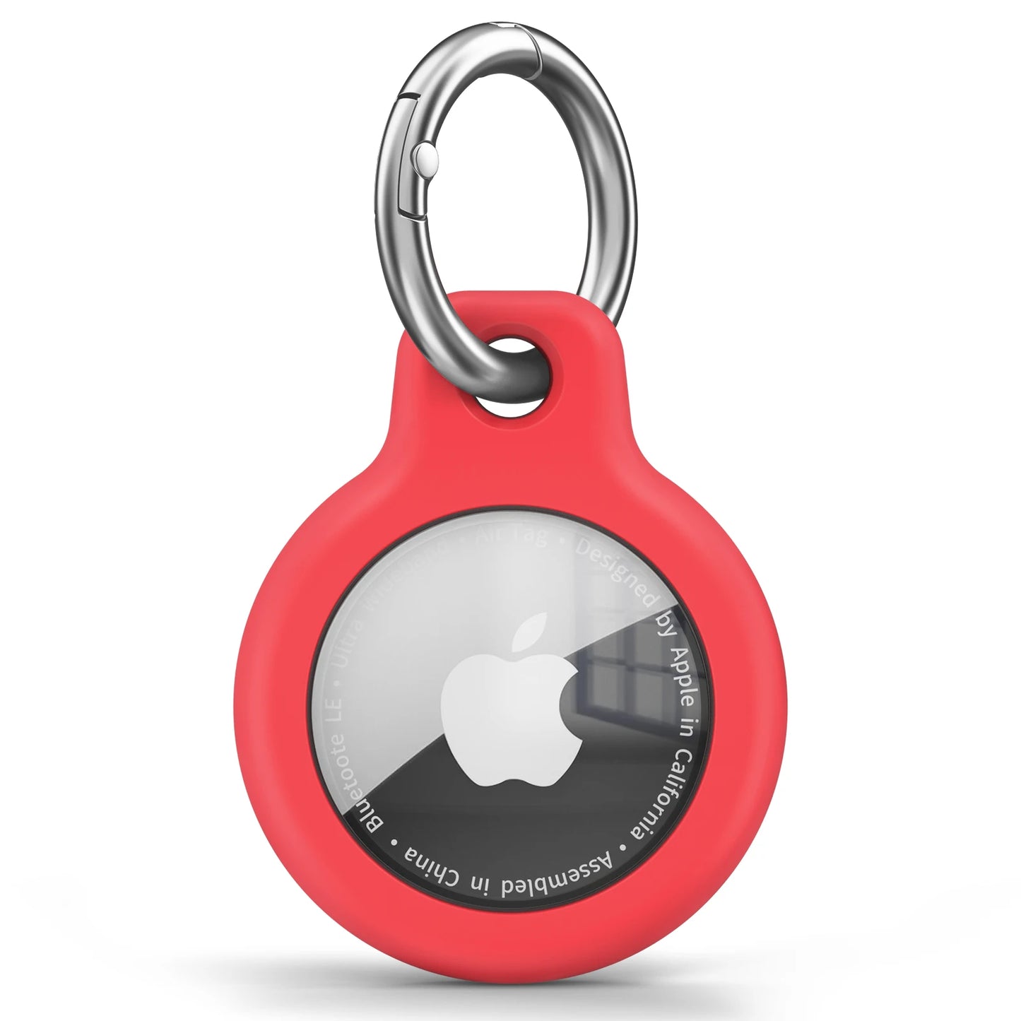 TPU Protective Cover for Apple AirTag with Keychain - Anti-Scratch Sleeve and Holder Accessories