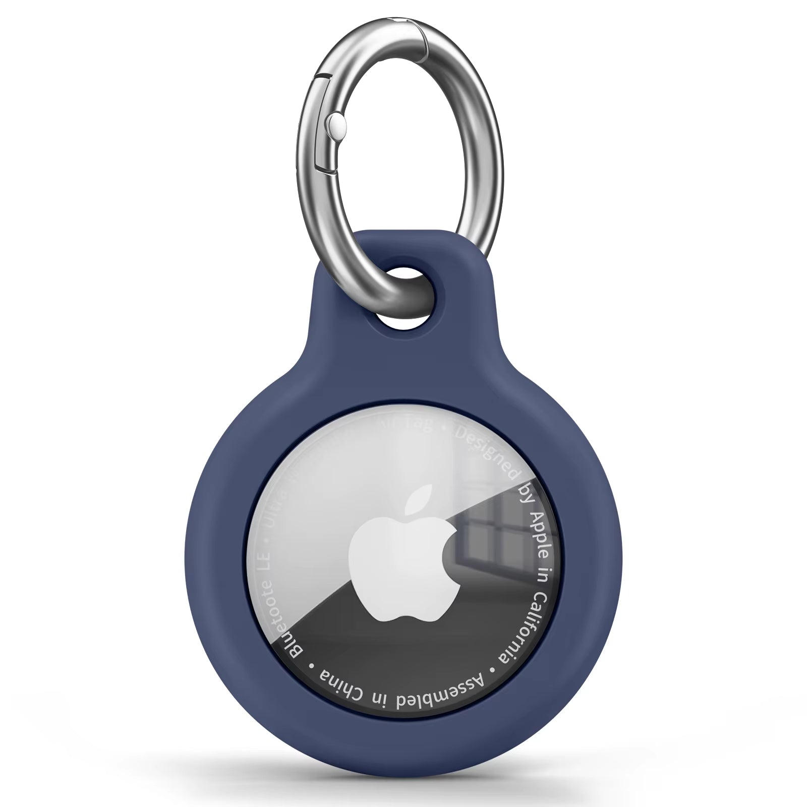TPU Protective Cover for Apple AirTag with Keychain - Anti-Scratch Sleeve and Holder Accessories