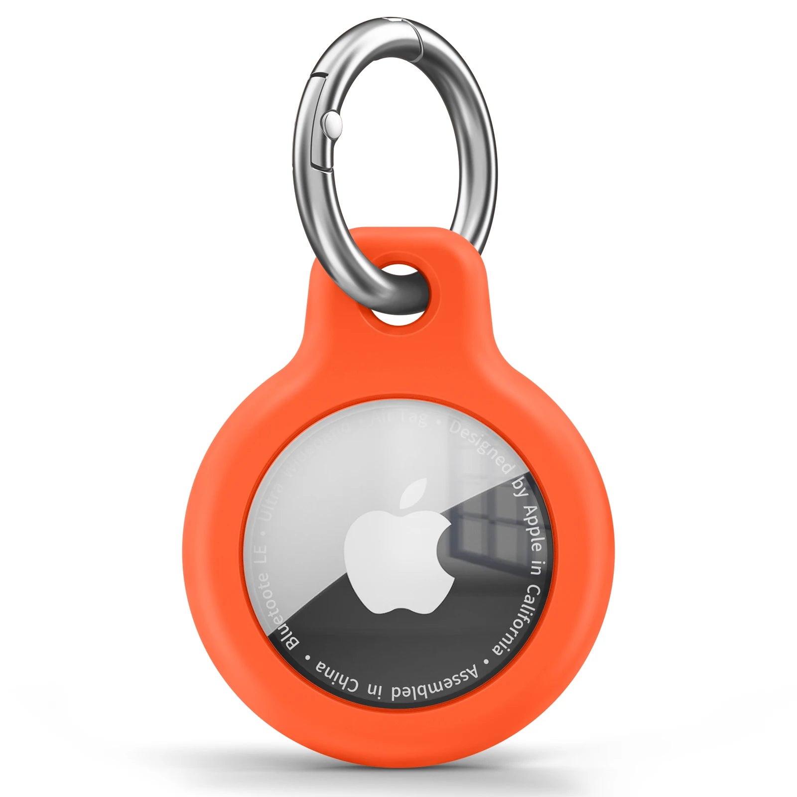 TPU Protective Cover for Apple AirTag with Keychain - Anti-Scratch Sleeve and Holder Accessories