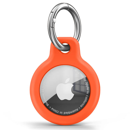TPU Protective Cover for Apple AirTag with Keychain - Anti-Scratch Sleeve and Holder Accessories