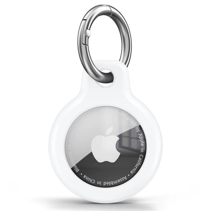 TPU Protective Cover for Apple AirTag with Keychain - Anti-Scratch Sleeve and Holder Accessories