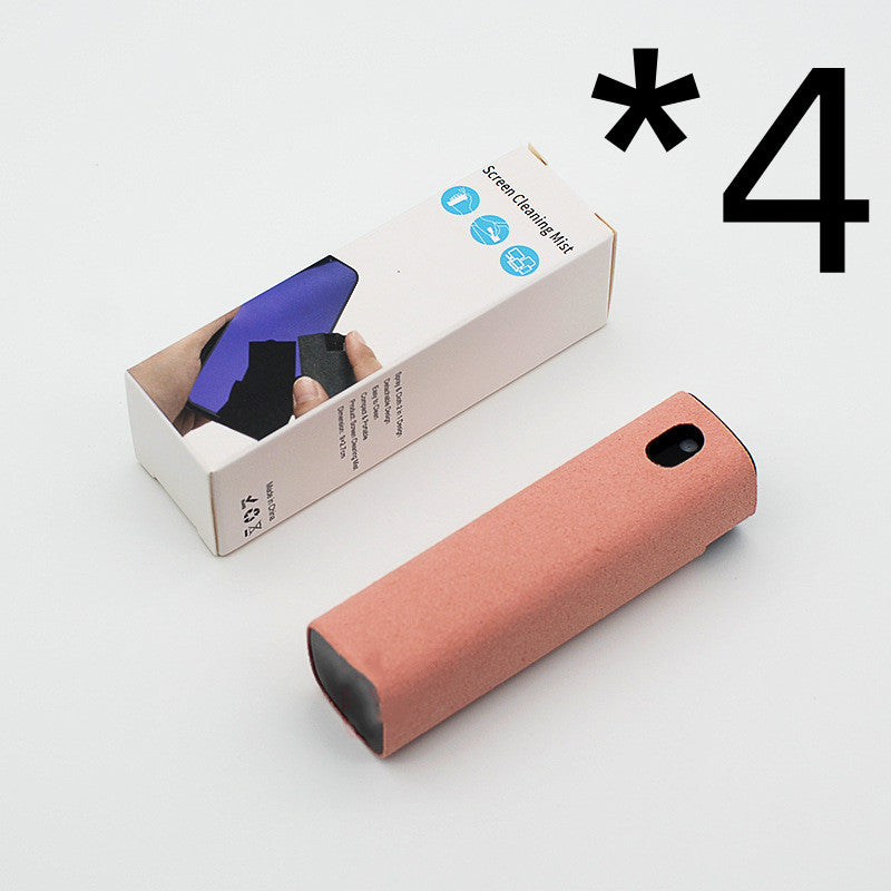 Integrated Mobile Phone and Computer Screen Cleaner Set with Storage Solution