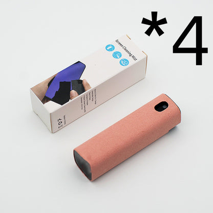 Integrated Mobile Phone and Computer Screen Cleaner Set with Storage Solution