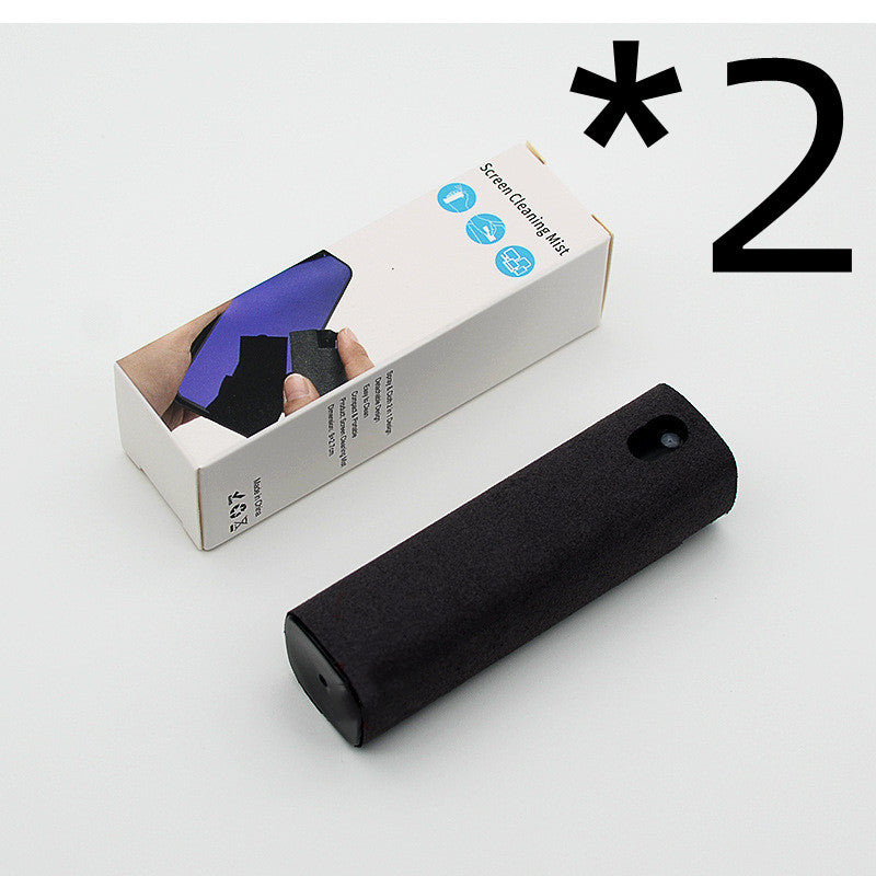 Integrated Mobile Phone and Computer Screen Cleaner Set with Storage Solution