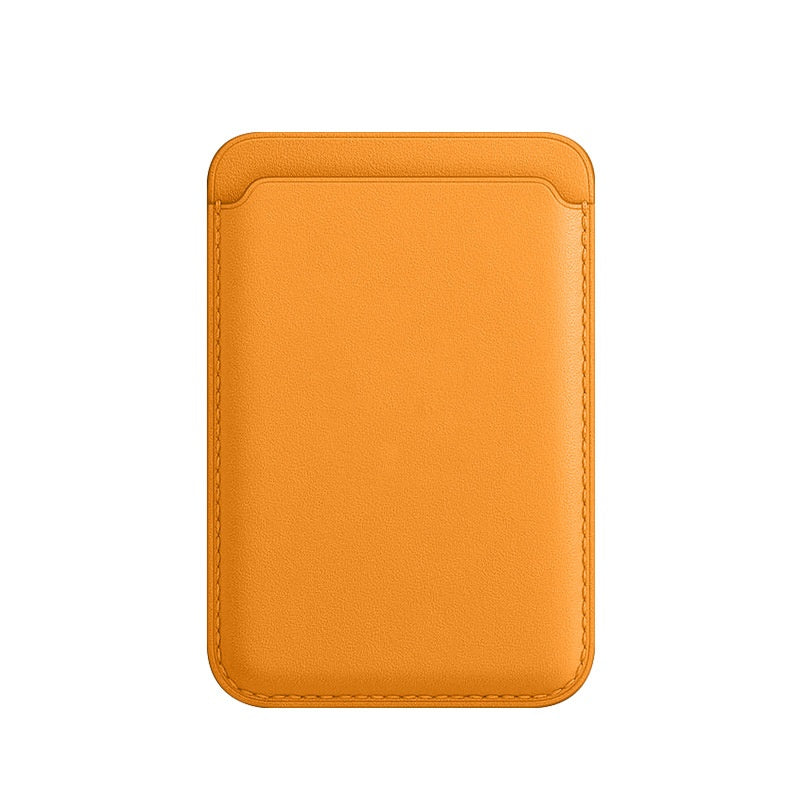 MagSafe Magnetic Luxury Leather Card Holder Wallet Case for iPhone 14 Pro Max, 13, and 12 - Premium Phone Bag with Magnetic Adhesion