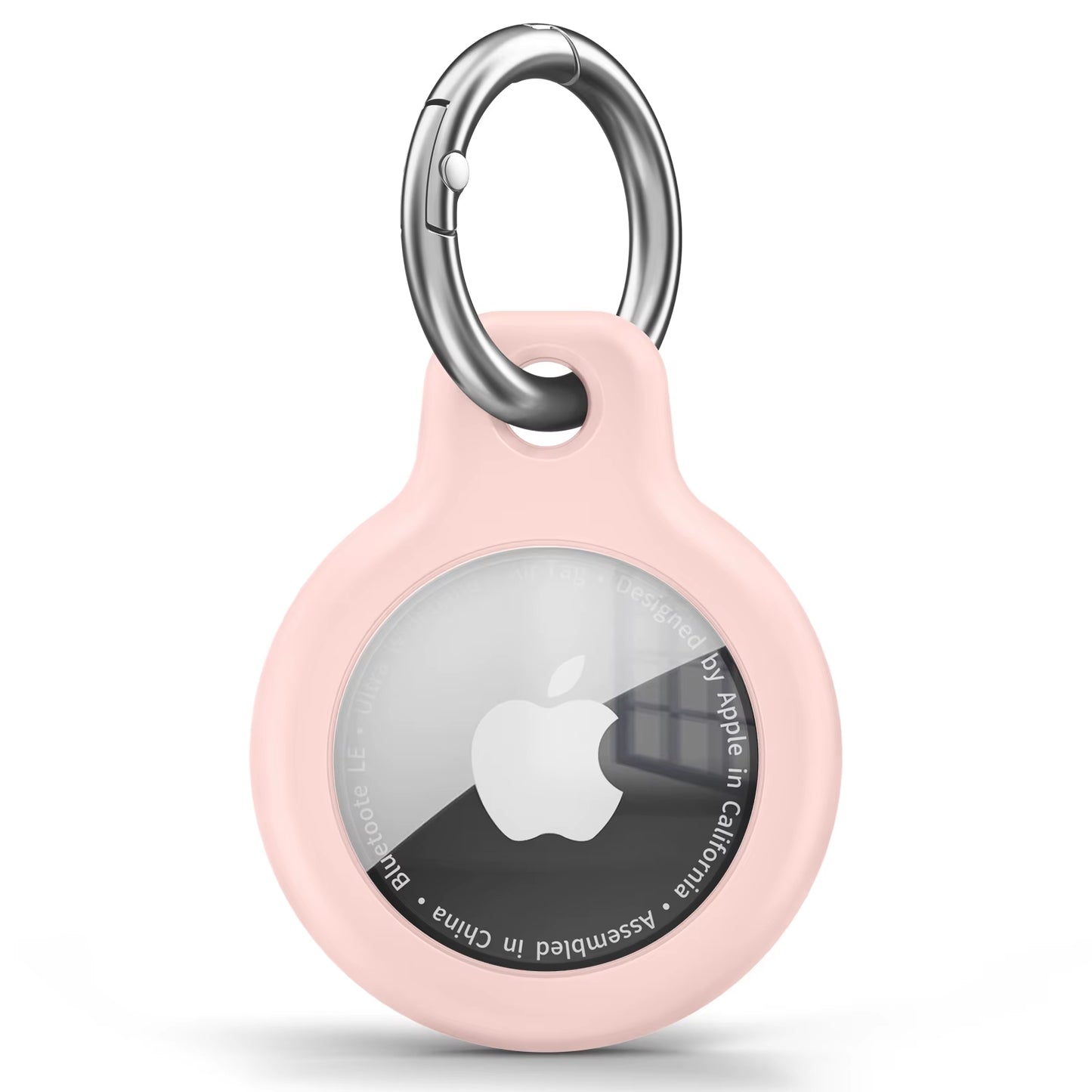 TPU Protective Cover for Apple AirTag with Keychain - Anti-Scratch Sleeve and Holder Accessories